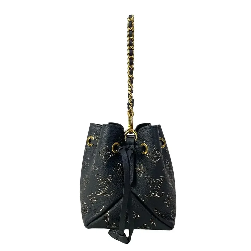 Louis Vuitton Pico Bella Mahina Handbag M82744 Noir Gold - Picture 2 of 16